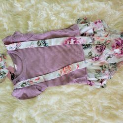 Baby Girl Spring Outfit 3-6 Months