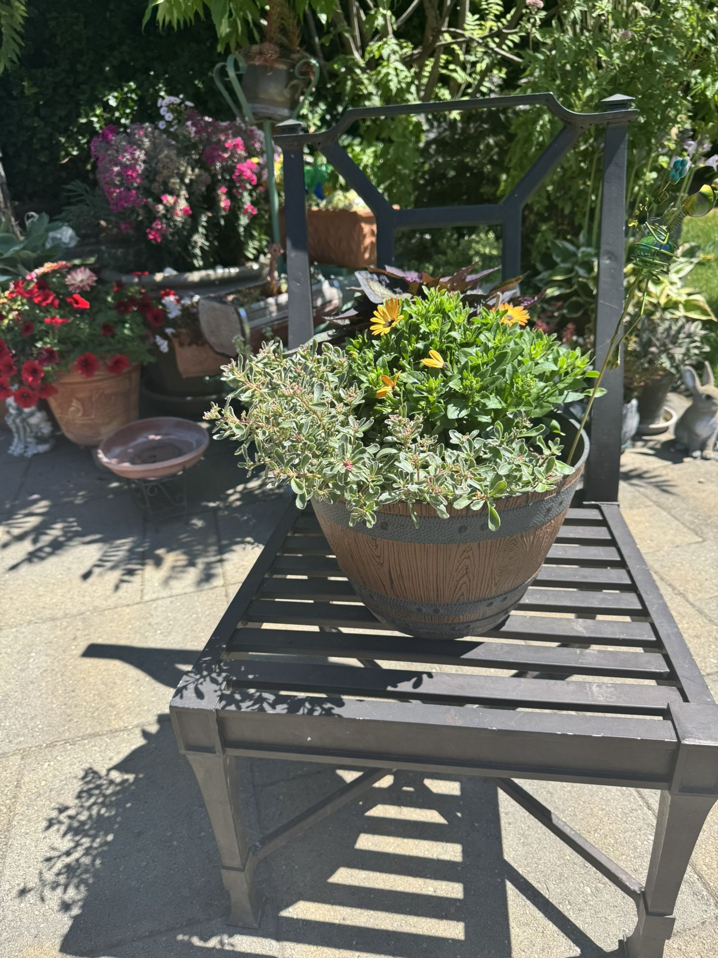 cast iron chair