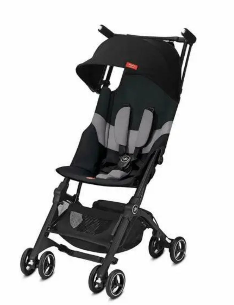 gb Pockit+ All-Terrain, Ultra Compact Lightweight Travel Stroller (Black)