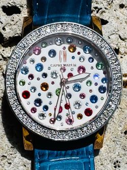 ✨ Women’s Capri Watch by Silvio Staiano – Swarovski Crystal Dial – Italy 🇮🇹 ✨