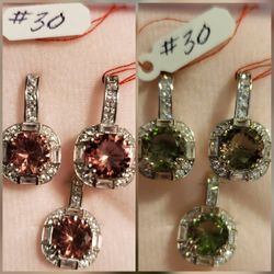 Zultanite Earrings And Pendant Sets. $40-$75