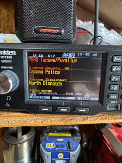 Uniden SDS 200 Didgital Police Scanner