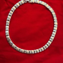 Vintage Silver Choker Style Necklace