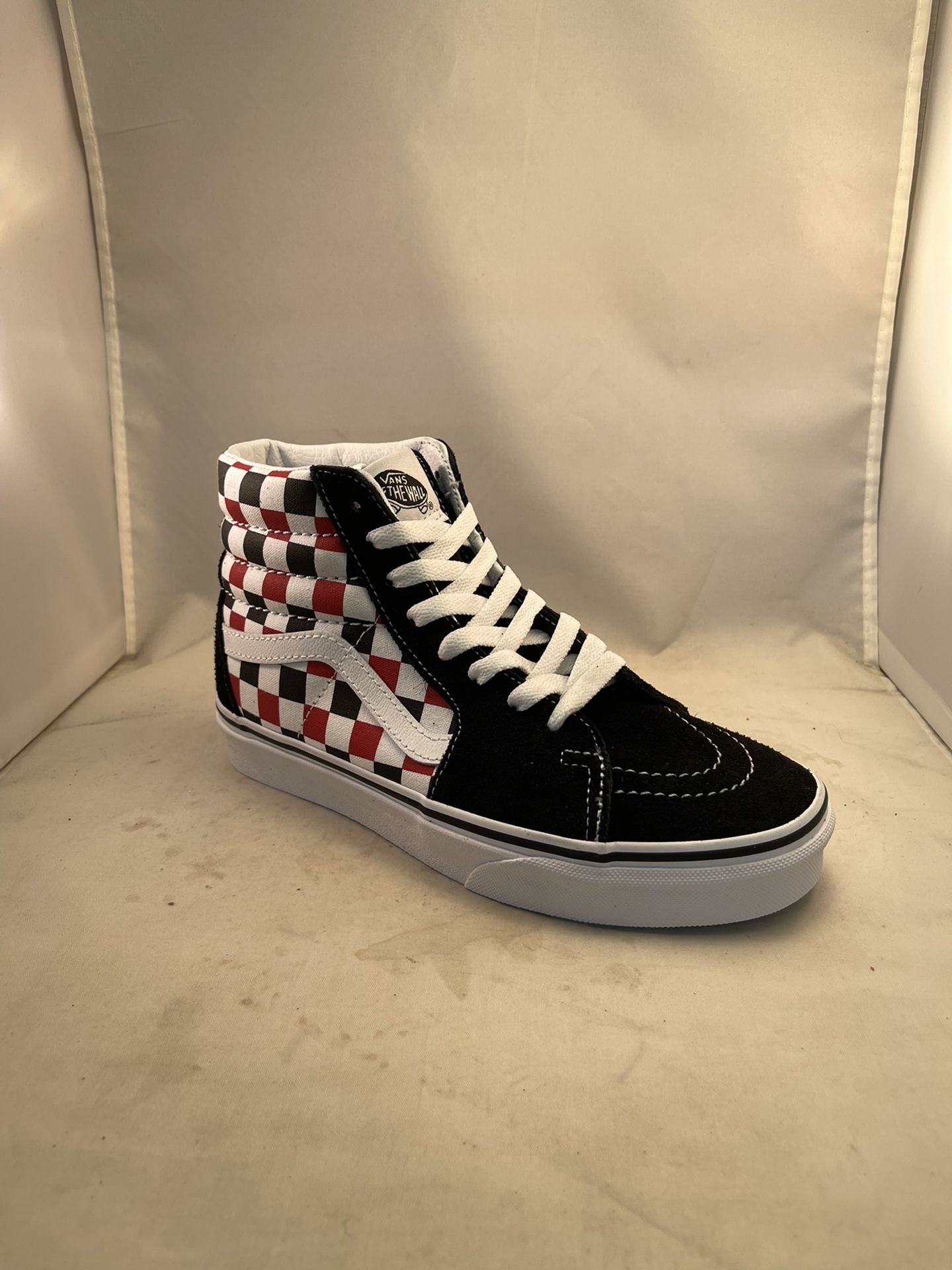 Casual Shoes Vans Red And Black Checkered NEW VANS Red Plaid