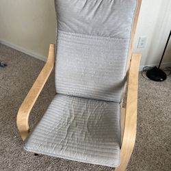 IKEA PELLO Armchair, Holmby natural Brand new used for two years.