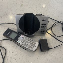 VTech CS6929-2 Cordless Phone with Answering System and Caller ID, Silver/Black