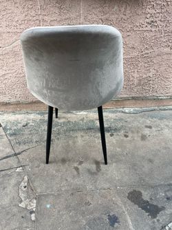 Gray Velvet Accent