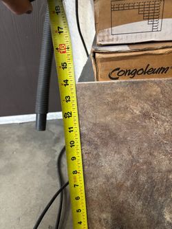 Plastic floor piece