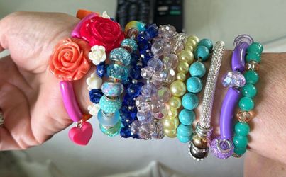 Handmade bracelets and necklaces