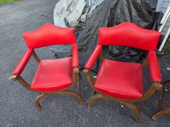 Vintage Curule Mediterranean Style Chairs by Drexel