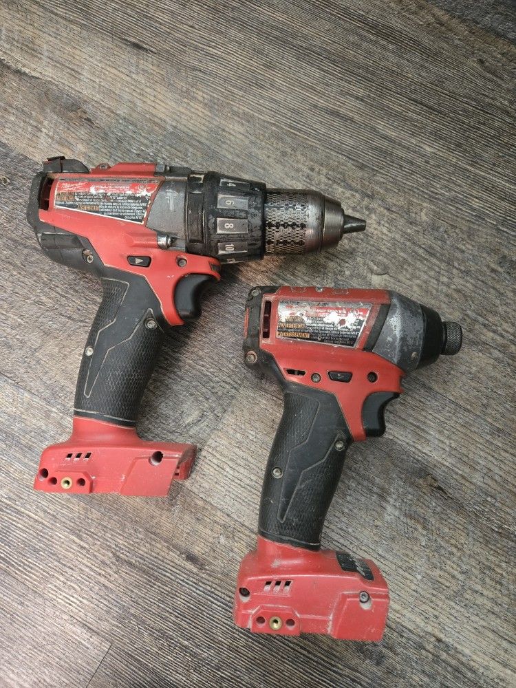 MILWAUKEE M18 HAMMER DRILL & IMPACT DRILL