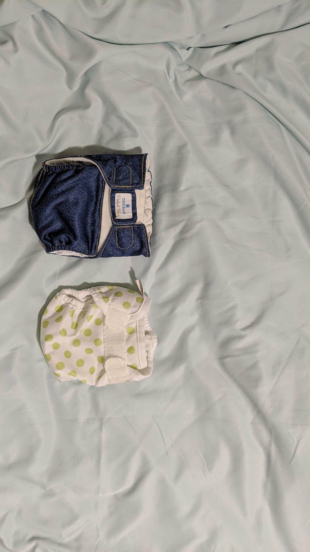 Cocalo and bummis newborn diapers