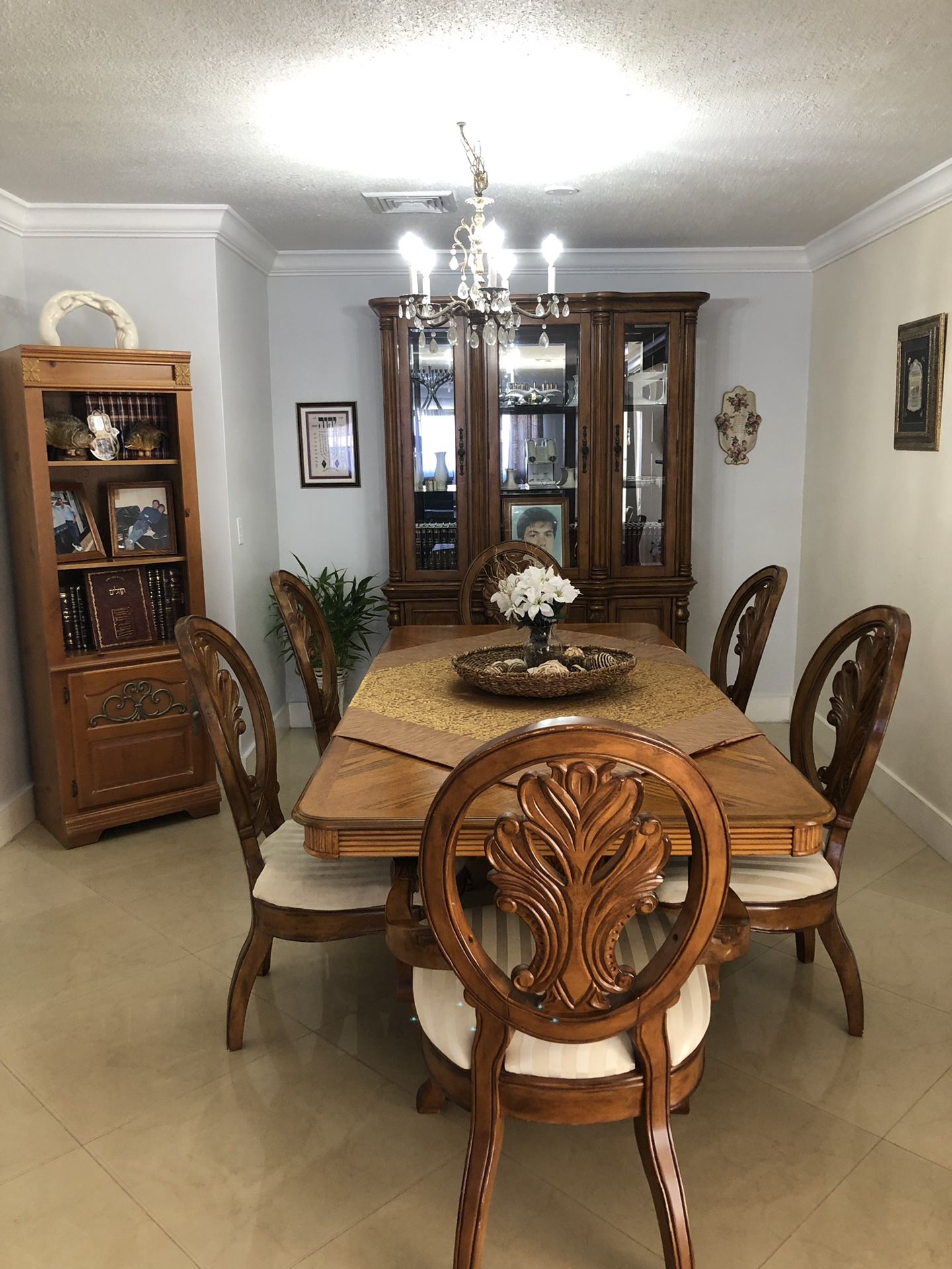 Beautiful real wood dining room set