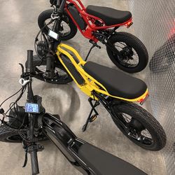 ✅⚡️BRAND NEW - 2000W (Peak)1500 Watt Electric Ebike, 🚀 39mph Top Speed Heavy Duty/Full Suspension  (Black, Red Or Yellow)-w/FREE LOCK