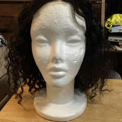 Human Hair Wavy Bob Wig