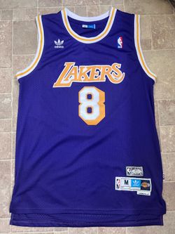 Kobe Bryant Los Angeles Lakers Adidas Hardwood Classics #8 Purple Jersey Medium