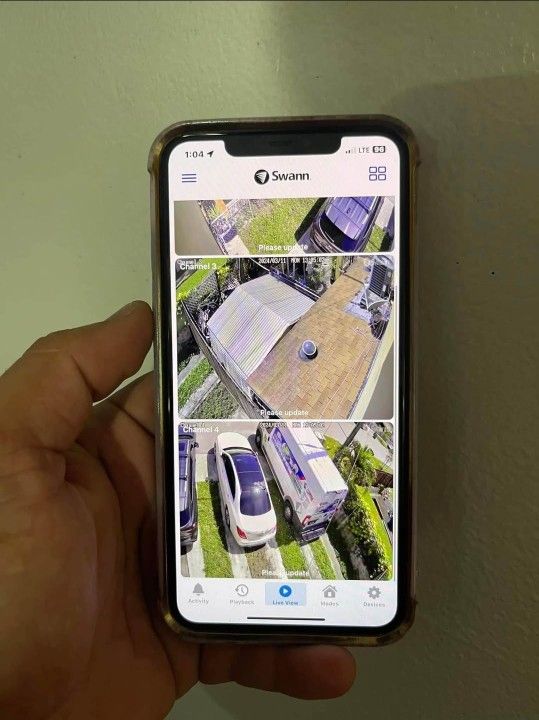6 Camaras De Seguridad 6 CCTV Security Cameras With Recorder ❗️INSTALLED❗️INSTALADAS 💯