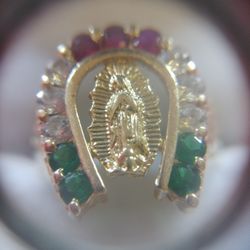 14k Virgin Mary Ring 