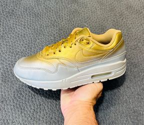 Nike Air Max 1 LX ‘Metallic Gold Platinum’ 2018 (Sz 6.5W/5M)