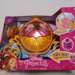 2 Brand New,  Still In Box, Disney Princess Remote Control Carraiges 