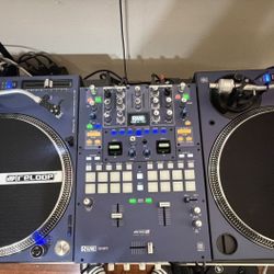 Pioneer Plx1000 Turntable Set And Rane70 Mixer