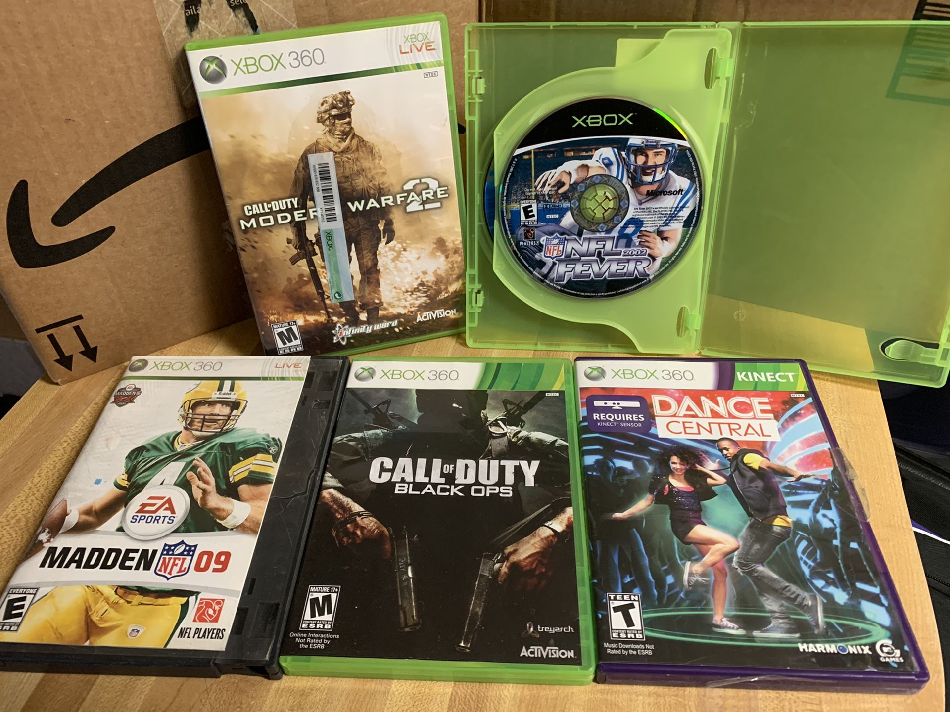 Lots of 5 XBOX 360 games