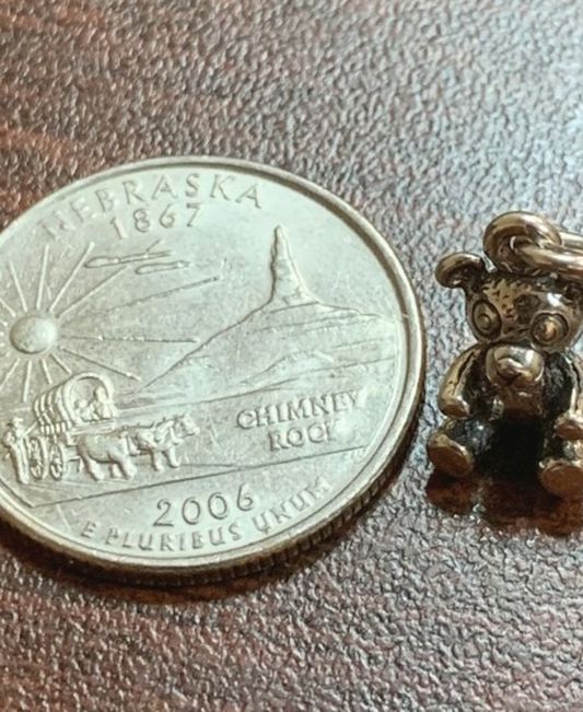 Retired James Avery TEDDY BEAR charm