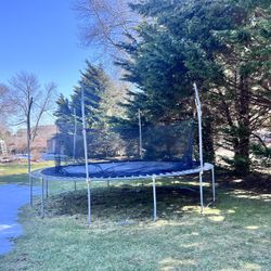 Free Used Big Trampoline Sturdy Needs A New Home