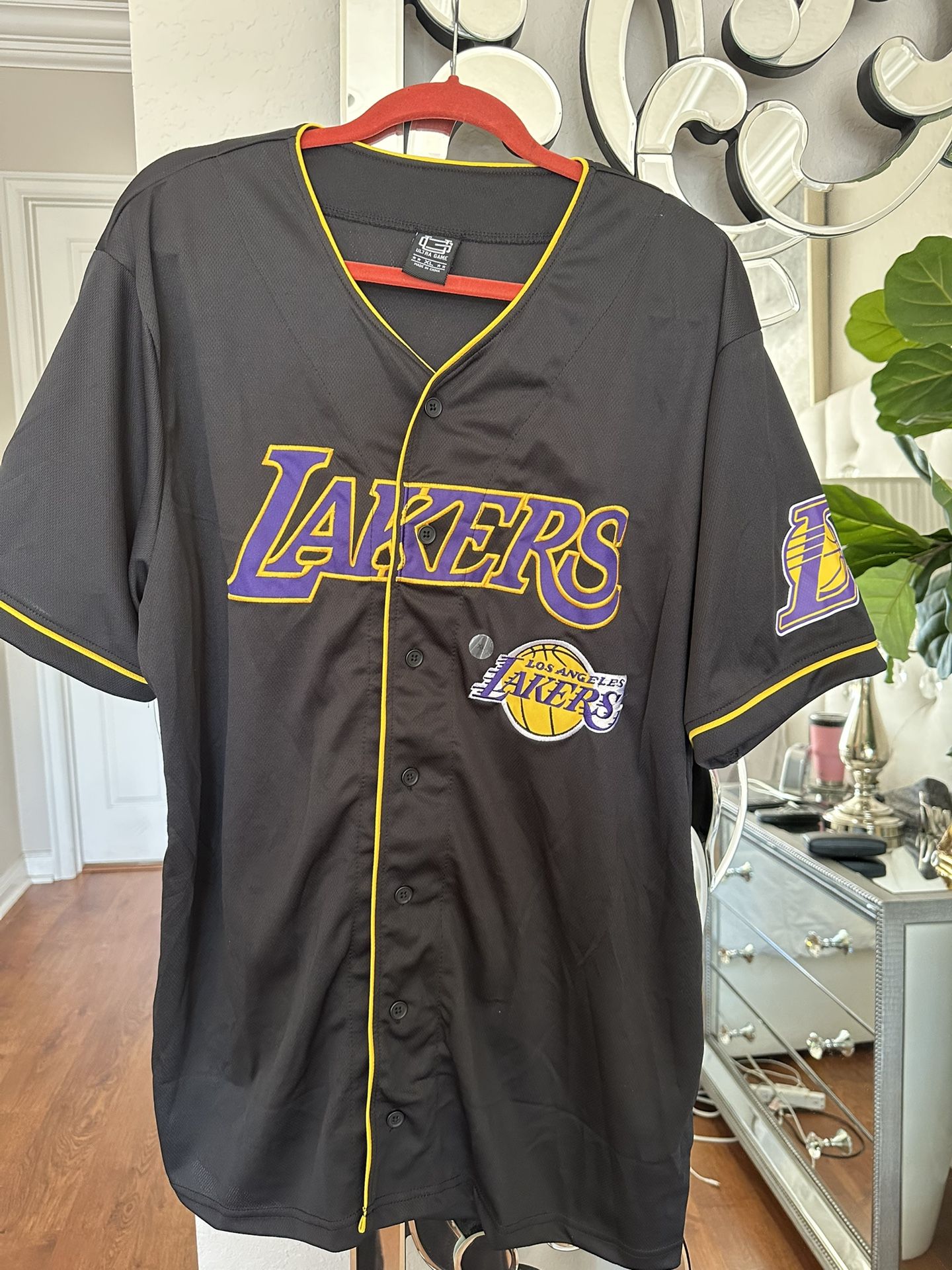 Lakers Ultra Game Button Down Jersey