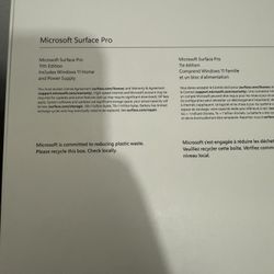 Microsoft Surface Pro touchscreen laptop