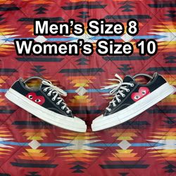 Converse Chuck Taylor All Star 70 Ox Shoes Comme des Garcons Play Low Men’s 8