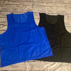 New Set of 2 Youth One Size Mesh Practice Jersey Vests