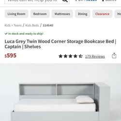 Twin Bed And Mattress From Living Spaces 