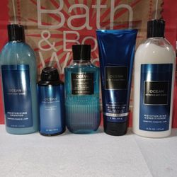 Ocean Men Set Bath &  Body Works 
