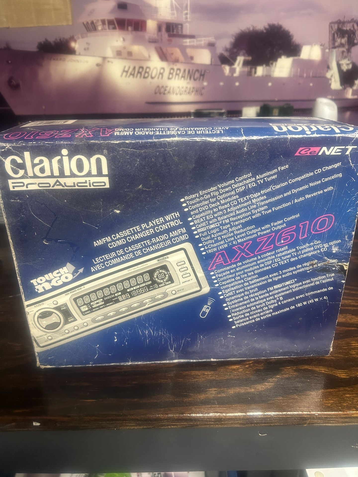 For Sale. Clarion Pro Audio Am/Fm Cassette Cd Player.