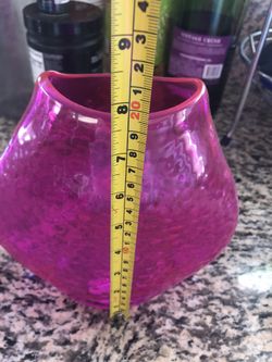 Pink decor vase