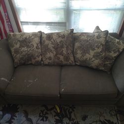 Couch With Chair And Ottoman