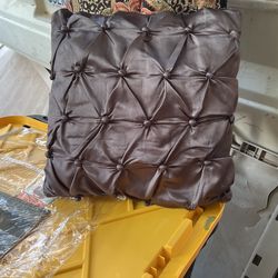 Dark Gray Throw Pillow