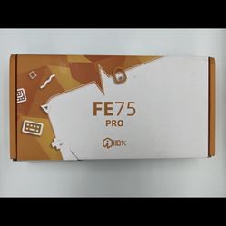 IROK FE75 Pro RGB Hot Swappable RED Switch Mechanical Wireless Keyboard Pink New