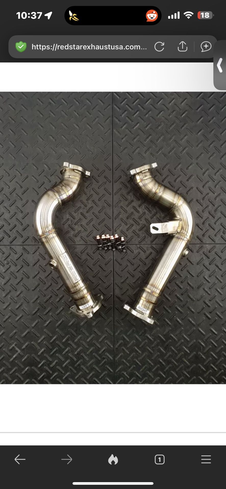 Audi B8.5 Test Pipes