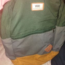Green Vans Backpack 