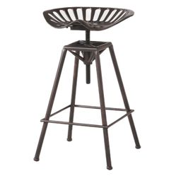 Rustic Saddle Swivel Bar Stools 