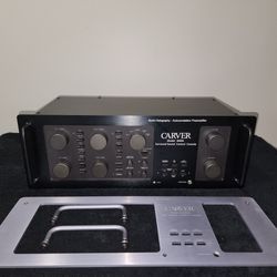 Carver C-4000 Sonic Holography - Autocorrelation Preamplifier With  Original Faceplate/ Black