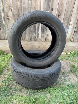 Set of two used tires HANDKOOK