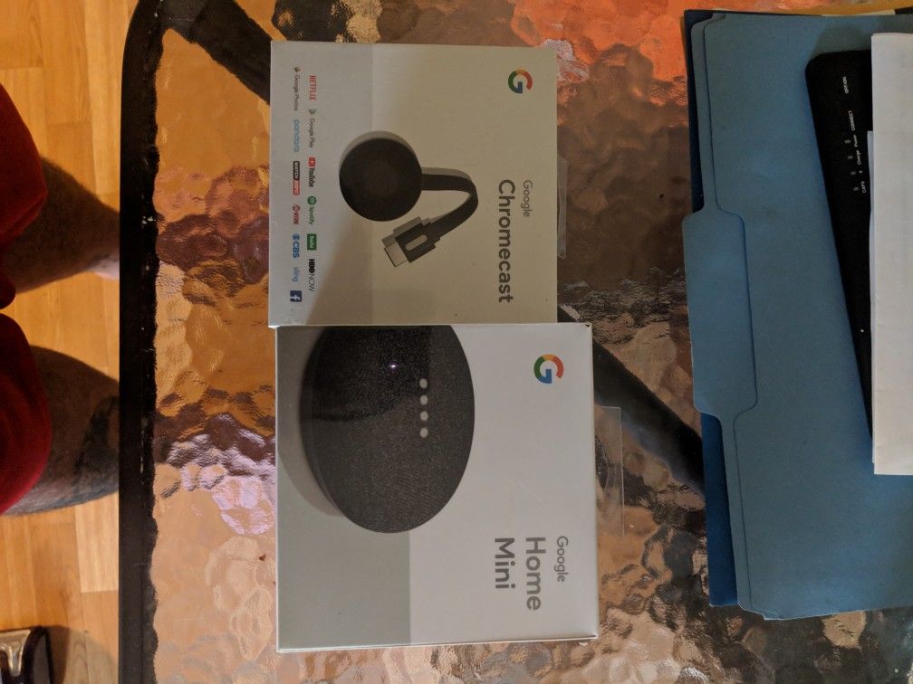Google Chromecast + Google home mini combo