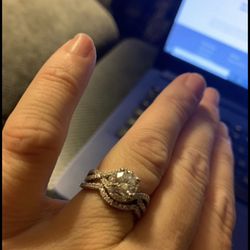 Beverly Diamonds Bridal Set Rings Size 7