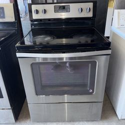 Whirlpool Stainless Steel Flat Top Stove Oven And Range