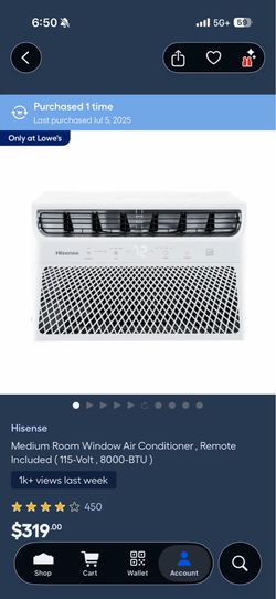 Hisense Medium Room window Air Conditioner