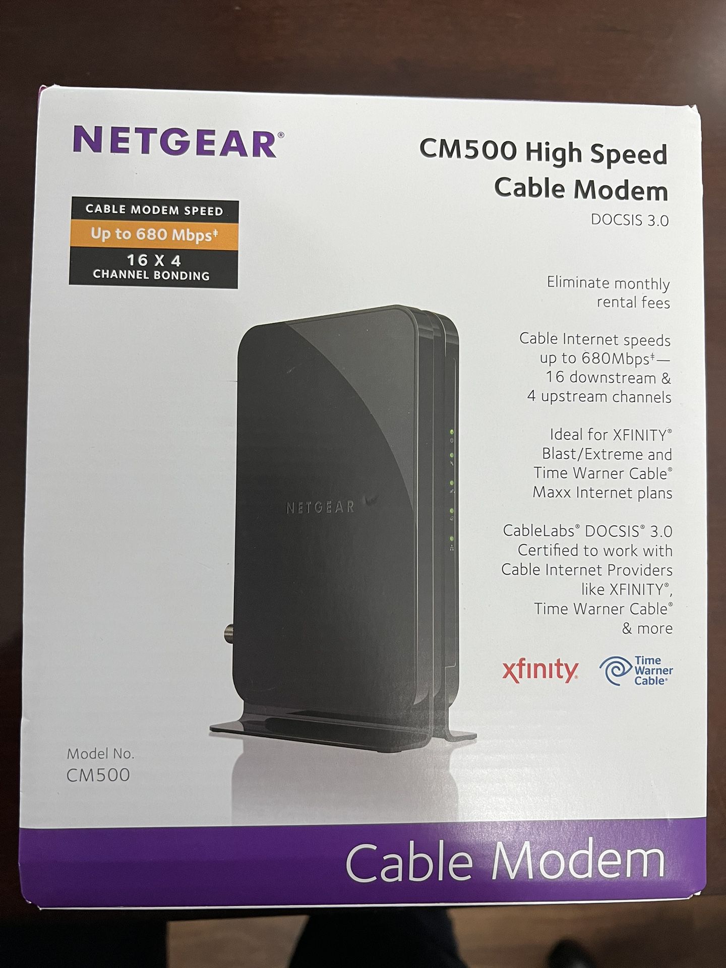 Netgear CM500  High Speed Cable Modem 