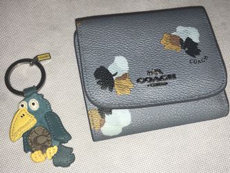Coach wallet and keychain